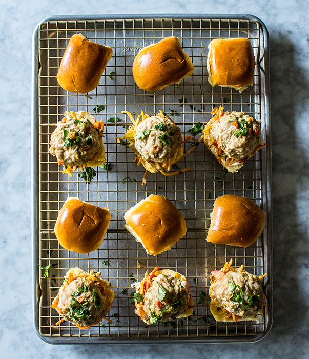 Hatch Green Chile Sliders